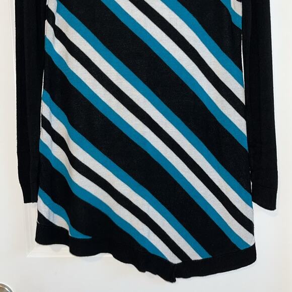 White House Black Market Striped Tunic Sweater - Picture 3 of 8